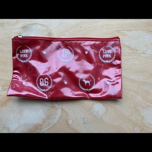 NEW VICTORIAS SECRET LOVE PINK MAKEUP BAG